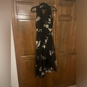 Black market, black maxi dress